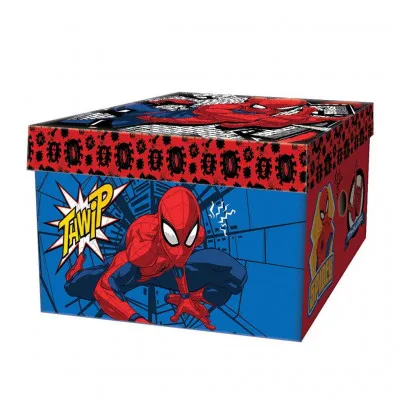 ΚΟΥΤΙ ΑΠΟΘΗΚΕΥΣΗΣ ΑΠΟ ΧΑΡΤΟΝΙ 33Χ24 SPIDERMAN