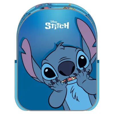 ΤΣΑΝΤΑ ΠΛΑΤΗΣ ΝΗΠΙΩΝ STITCH SUPRISED BLUE 35X30X12