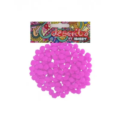 POMPONS ΡΟΖ ΧΡΩΜΑ 200 ΤΕΜAΧΙΑ ΜΕΓΕΘΟΣ 10 MM DESCRIBO * CN *