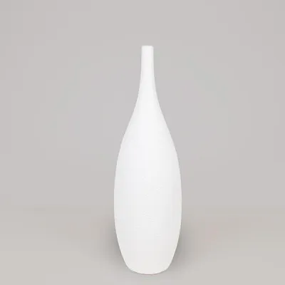 ΒΑΖΟ ΠΟΛΥΡΕΖΙΝ ΛΕΥΚΟ 27.5x27.5x101cm