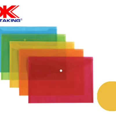 DK ΦΑΚΕΛΟΣ ΚΟΥΜΠΙ Α5 E105-Α5 ΔΙΑΦ.ΠΑΣΤΕΛ ΚΙΤΡΙΝΟ  