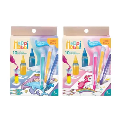 Happi Hobbi Εργαστήριο Μαρκαδόρων, Refill Pack Assortment of 2