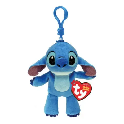 ΧΝΟΥΔΩΤΟ BEANIE BABIES ΚΛΙΠ DISNEY STITCH 8.5εκ