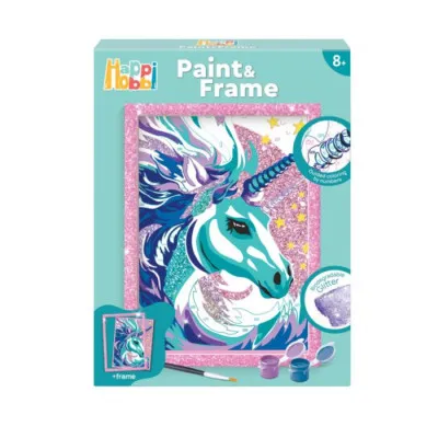 HAPPIHOBBI PAINT & FRAME FAIRYTALE UNICORN