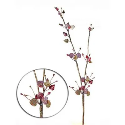 PA114 ΚΛΑΡΙ BERRIES ΡΟΖ/ΧΡΥΣΟ 70CM