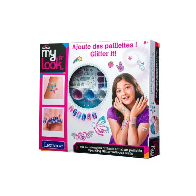 SPARKLING GLITTER TATTOOS & NAILS