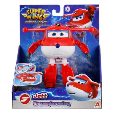 SUPER WINGS ELECTRIC HEROES TRANSFORMING 15cm.
