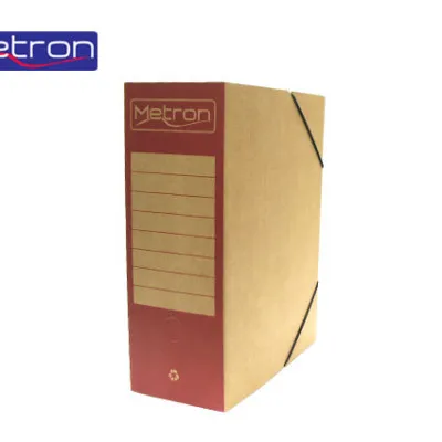 METRON ΚΟΥΤΙ ΛΑΣΤ.ΟΙΚ.ΡΑΧΗ ΧΡΩΜ.25x33x12 Β ΚΟΚΚΙΝΟ