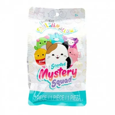 SQUISHMALLOWS SCENTED MYSTERY BAGS ΛΟΥΤΡΙΝΑ 20CM W2 ΦΡΟΥΤΑ 6 ΣΧΕΔΙΑ