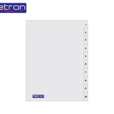 METRON ΔΙΑΧΩΡΙΣΤΙΚΑ ΑΡΙΘΜΟΙ 1-10 ΠΛΑΣΤ. Α4