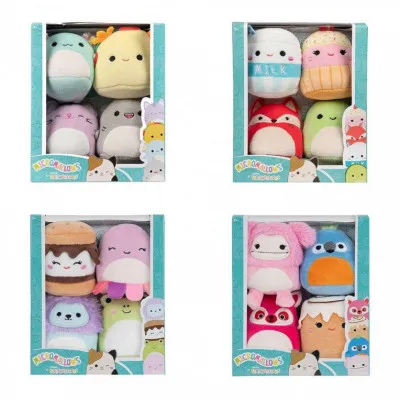 MICROMALLOWS ΣΕΤ 4ΤΜΧ ΛΟΥΤΡΙΝΑ 6ΕΚ SQUISHMALLOWS (4 ΣΧΕΔΙΑ ΣΕΤ)