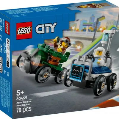 60459 AIRPLANE VS. HOSPITAL BED RACE CAR PACK