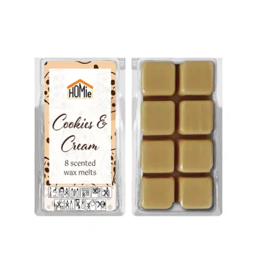 Αρωματικό wax melt cookies & cream σετ=8 κύβοι
