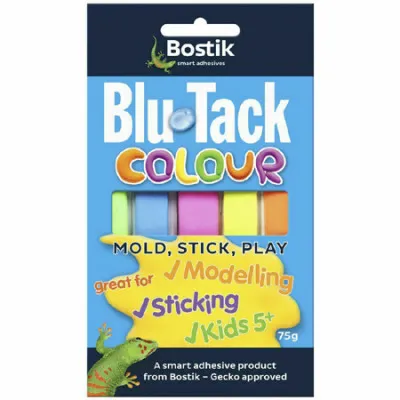 ΚΟΛΛΑ BOSTIK BLU TACK COLOUR ΧΡΩΜΑ ASS 75GR