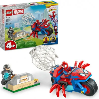 11206 SPIDEY ON HIS MOTORCYCLE VS. RHINO