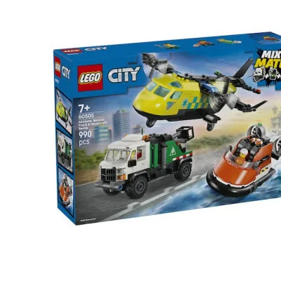 60505 AIRPLANE, SERVICE TRUCK & HOVERCRAFT REMIX