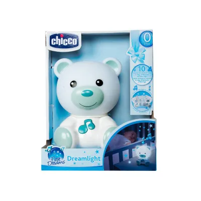 Chicco Βρεφικό Φωτάκι Νυκτός Αρκουδάκι Dreamlight , Σιέλ