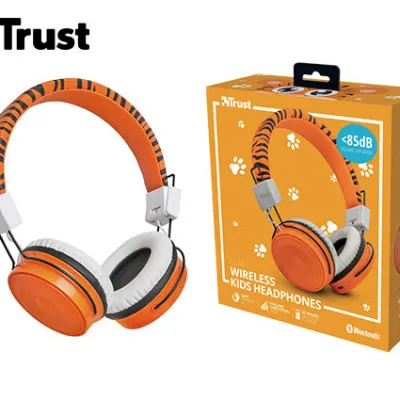 TRUST ΑΚΟΥΣΤΙΚΑ ΑΣΥΡΜ.BLUETOOTH ΠΑΙΔΙΚΑ 85DB/20Hz COMI ΠΟΡΤΟΚΑΛΙ