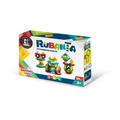 K-Toyz Επιτραπέζιο: Rubanta - Blocks Πυθαγόρειο Θεώρημα Ξύλινο Εκπαιδευτικό Παιχνίδι (Greek& English Language) (ASK-04)