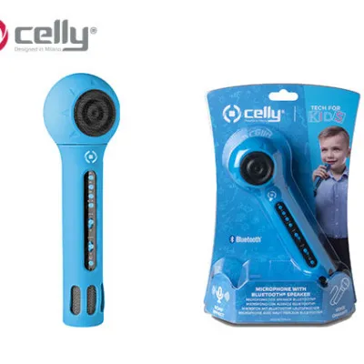CELLY ΜΙΚΡΟΦΩΝΟ ΑΣΥΡΜ.BLUETOOTH ΜΕ ΗΧΕΙΟ ΠΑΙΔΙΚΟ KIDSFESTIVALPK ΜΠΛΕ