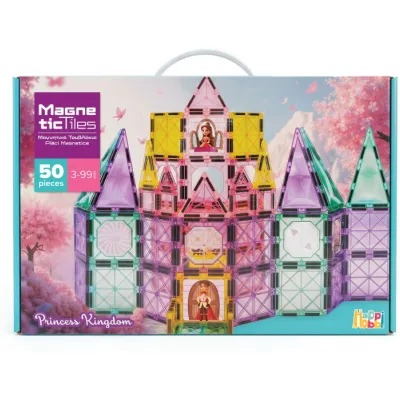 HappiHobbi Μαγνητικά Τουβλάκια Princess Kingdom 50pcs