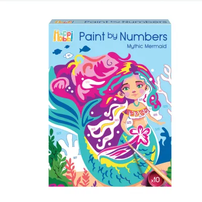 HappiHobbi Paint By Numbers Mythical Mermaid