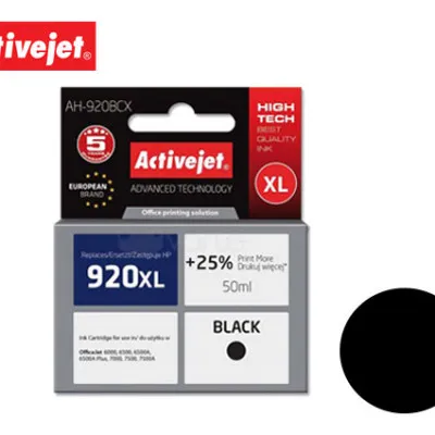 ACJ INK ΣΥΜΒ. ΜΕ HP AH-920BCX #920XL BLK 50ml (Α) #CD975AE