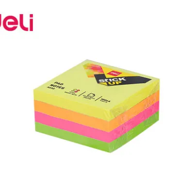 DELI ΚΥΒΟΣ ΑΥΤΟΚ. 400Φ 51x51mm EA03303 NEON 4ΧΡ  