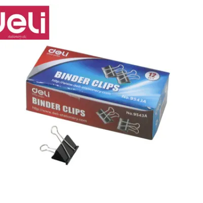 DELI ΠΙΑΣΤΡΑ DOUBLE 32mm 1.1/4" E9543A ΜΑΥΡΗ  