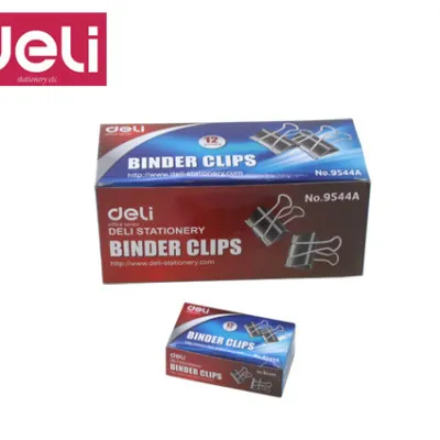 DELI ΠΙΑΣΤΡΑ DOUBLE 19mm 1" E9545A ΜΑΥΡΗ  