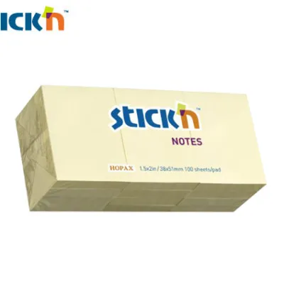 STICK'N ΧΑΡΤΙΑ ΑΥΤΟΚΟΛΛΗΤΑ 38x50mm  100Φ. ΚΙΤΡΙΝΟ ( 3 ΤΕΜΑΧΙΑ)