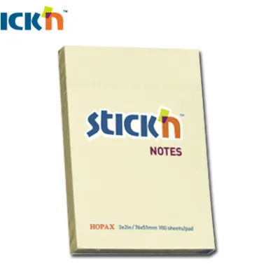 STICK'N ΧΑΡΤΙΑ ΣΗΜ.ΑΥΤΟΚ.50x76χιλ. 100Φ. ΚΙΤΡ.  