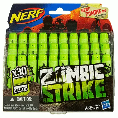 HASBRO ΑΝΤΑΛΑΚΤΙΚΑ  ΒΕΛΑΚΙΑ 30ΤΜΧ NERF ZOMBIE