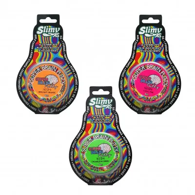 ΝΕΑ ΓΕΝΙΑ ΧΛΑΠΑΤΣΑΣ SUPER BRAIN PUTTY NEON (ASSRT)