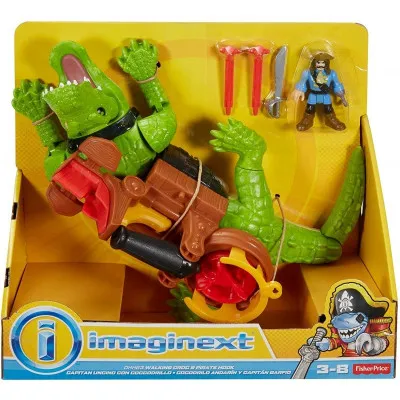 IMAGINEXT ΚΡΟΚΟΔΕΙΛΟΣ-ΤΕΡΑΣ ΚΑΙ ΠΕΙΡΑΤΗΣ ΜΕ ΑΞΕΣΟΥΑΡ