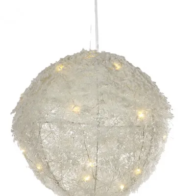 ΦΩΤΙΖΟΜΕΝΗ ΧΙΟΝΙΣΜΕΝΗ ΜΠΑΛΑ 28CM 30LED